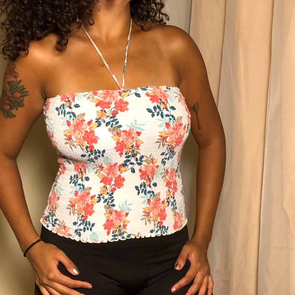 Two neck cut tops included in the bundle lot